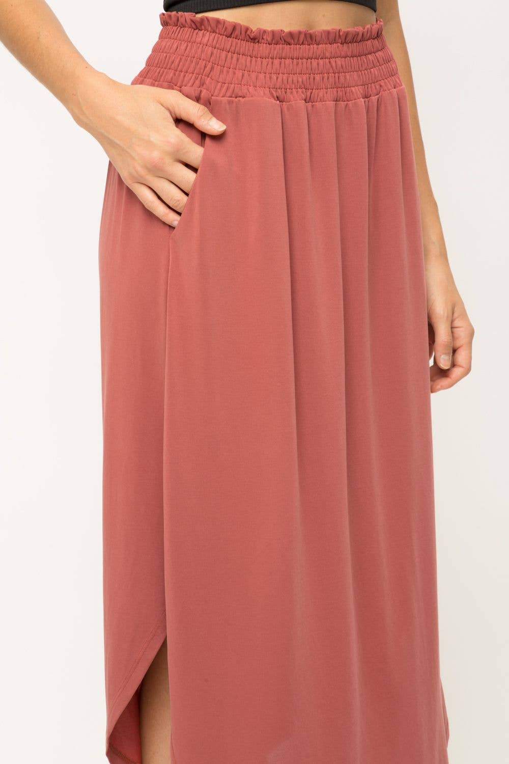 Smocked Skirt