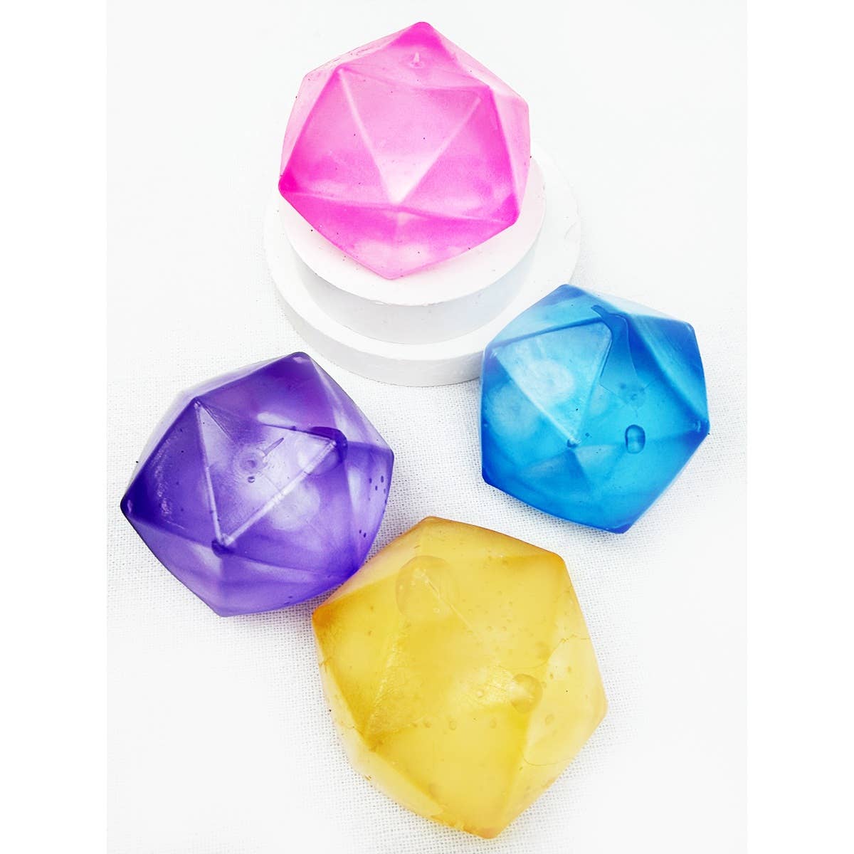 Viral Textured Diamond Cube Squishy Toy
