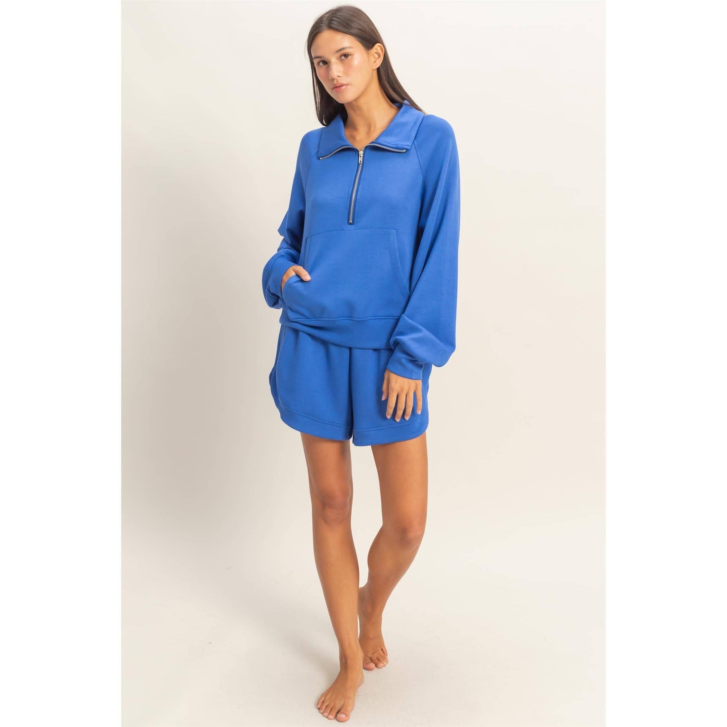 Half-Zip Collar Pullover
