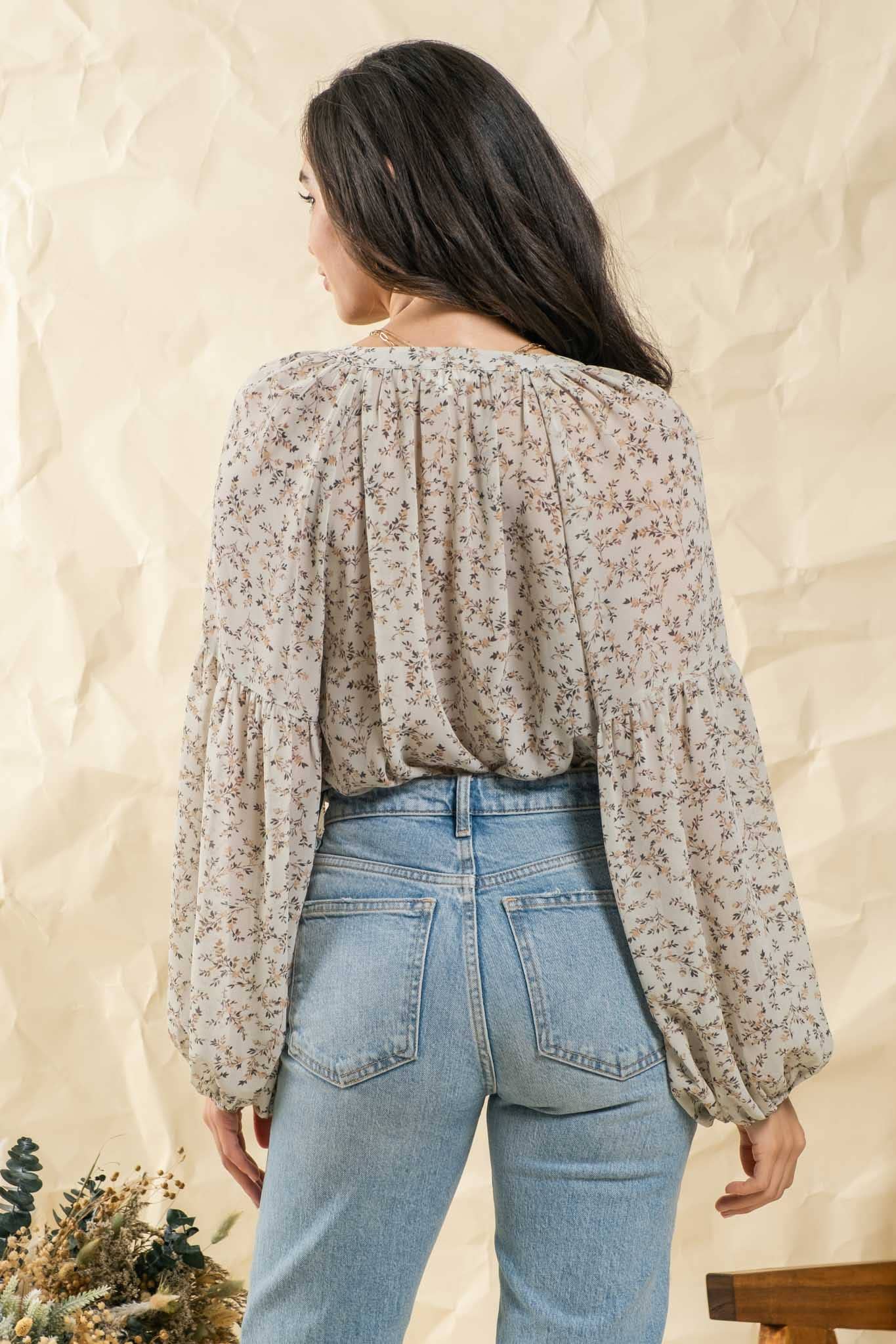 Ditsy Floral Top