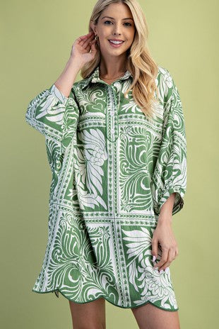 Bandana print dress