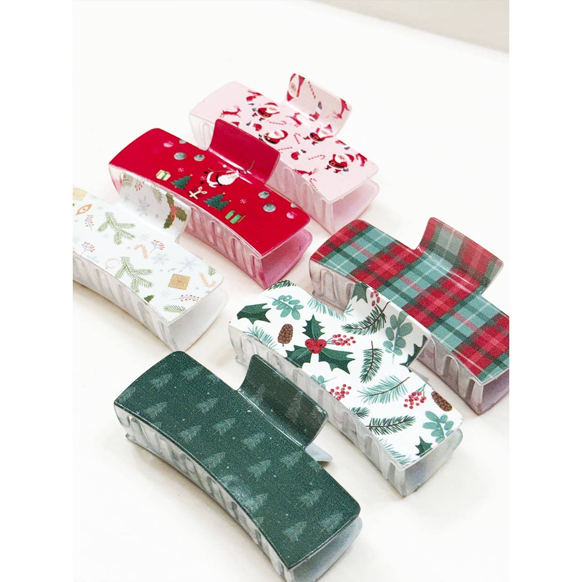 Christmas Vintage Hair Claw