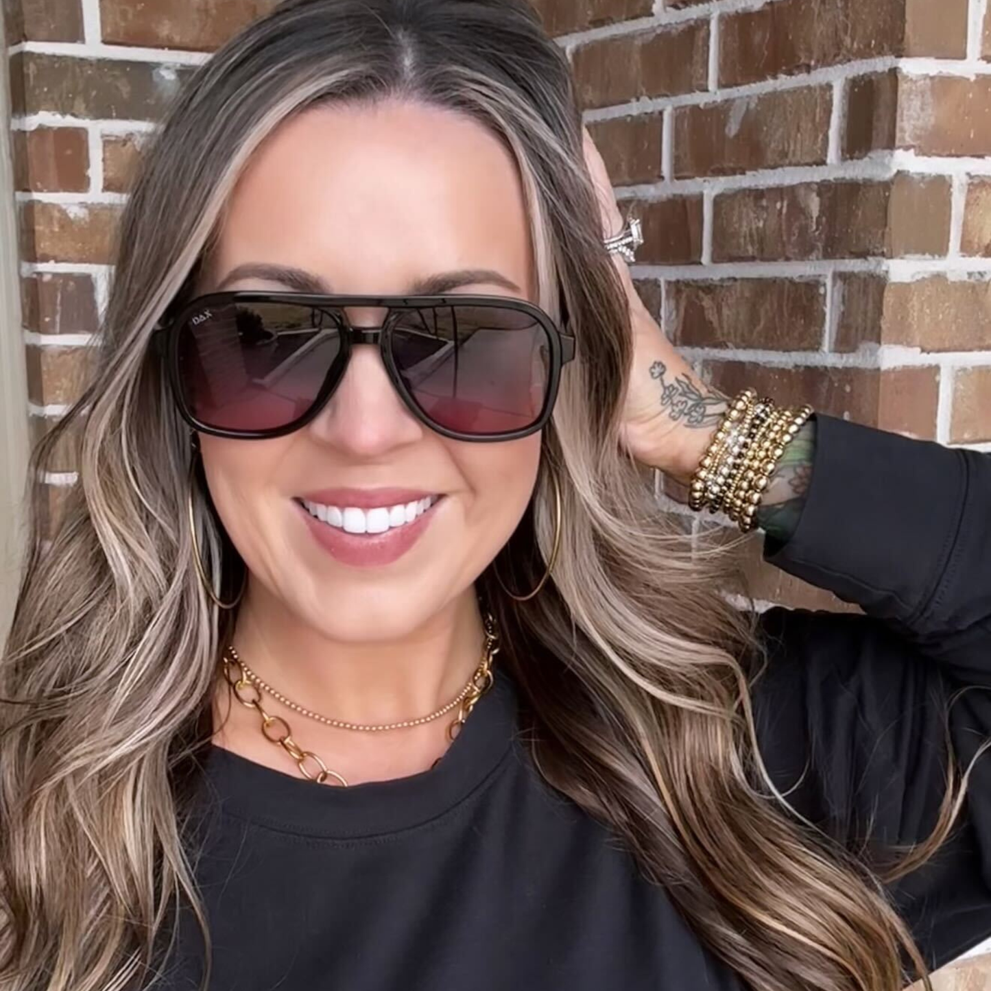 Cruz - Unisex Aviator Sunglasses – Polarized Hair-Friendly