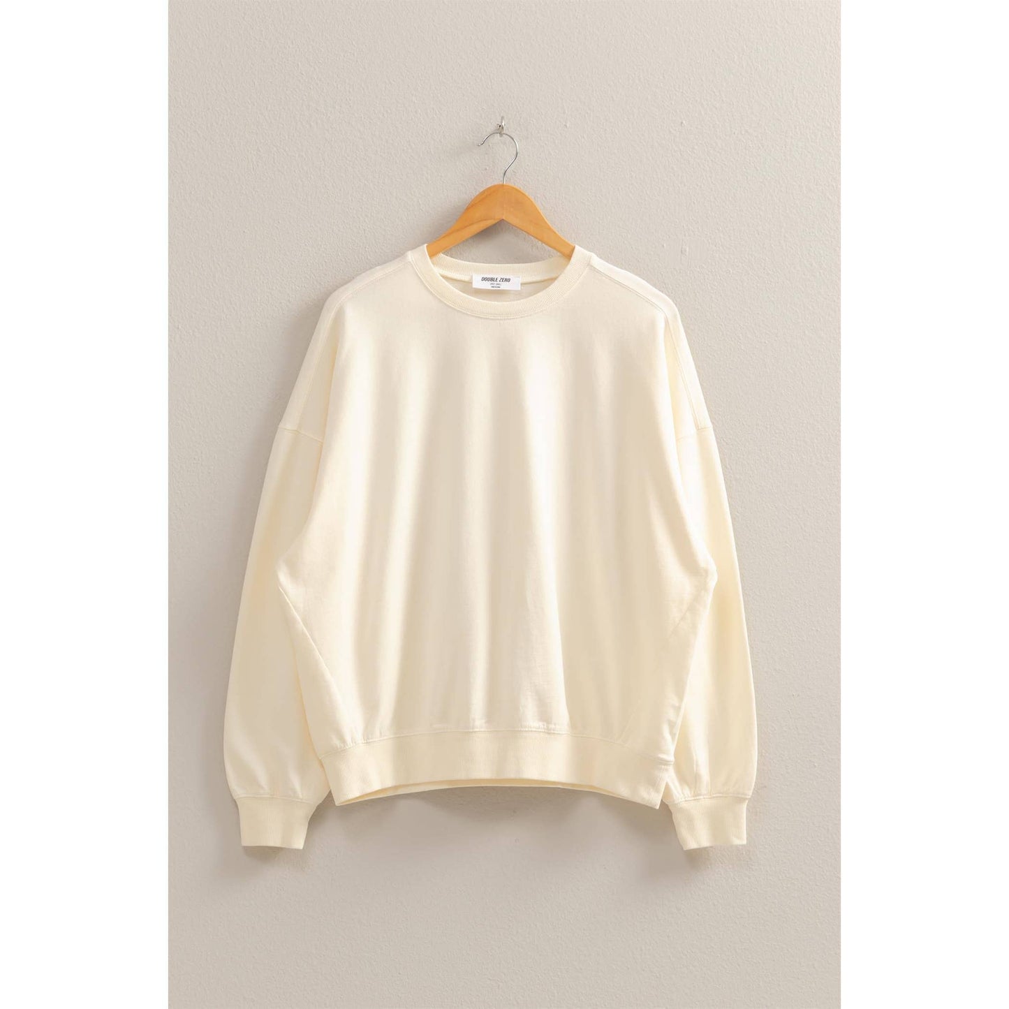 Warm Long Sleeve French Terry Sweatshirt