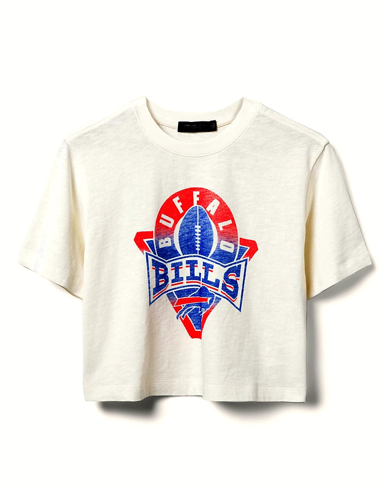 Buffalo Bills mock neck crop tee