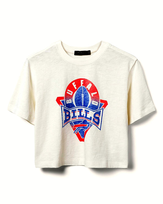Buffalo Bills mock neck crop tee