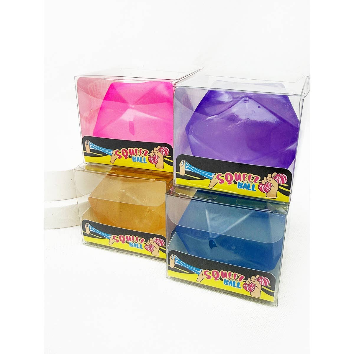 Viral Textured Diamond Cube Squishy Toy