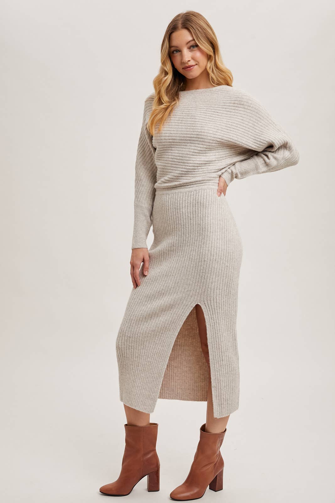 Midi sweater dress