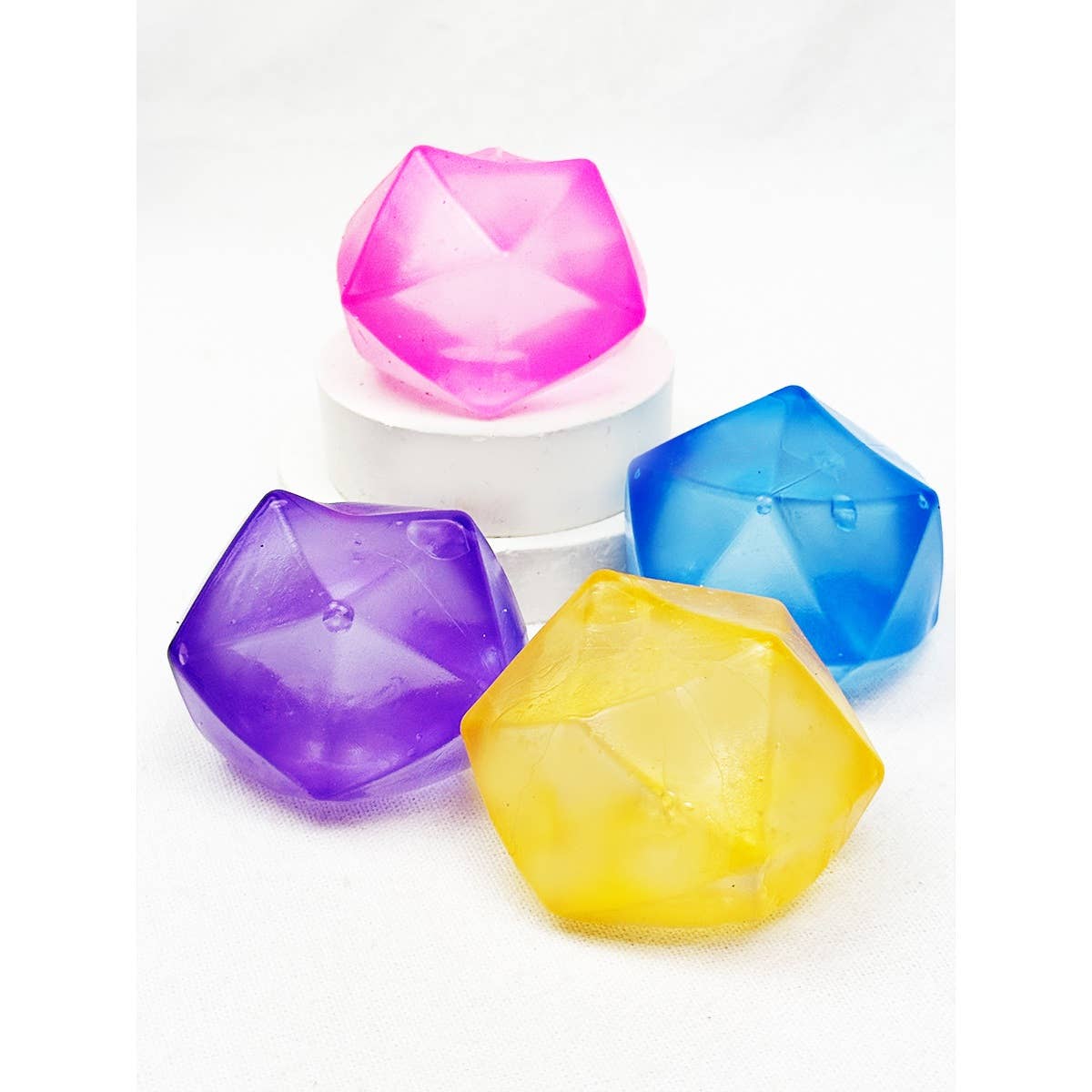 Viral Textured Diamond Cube Squishy Toy
