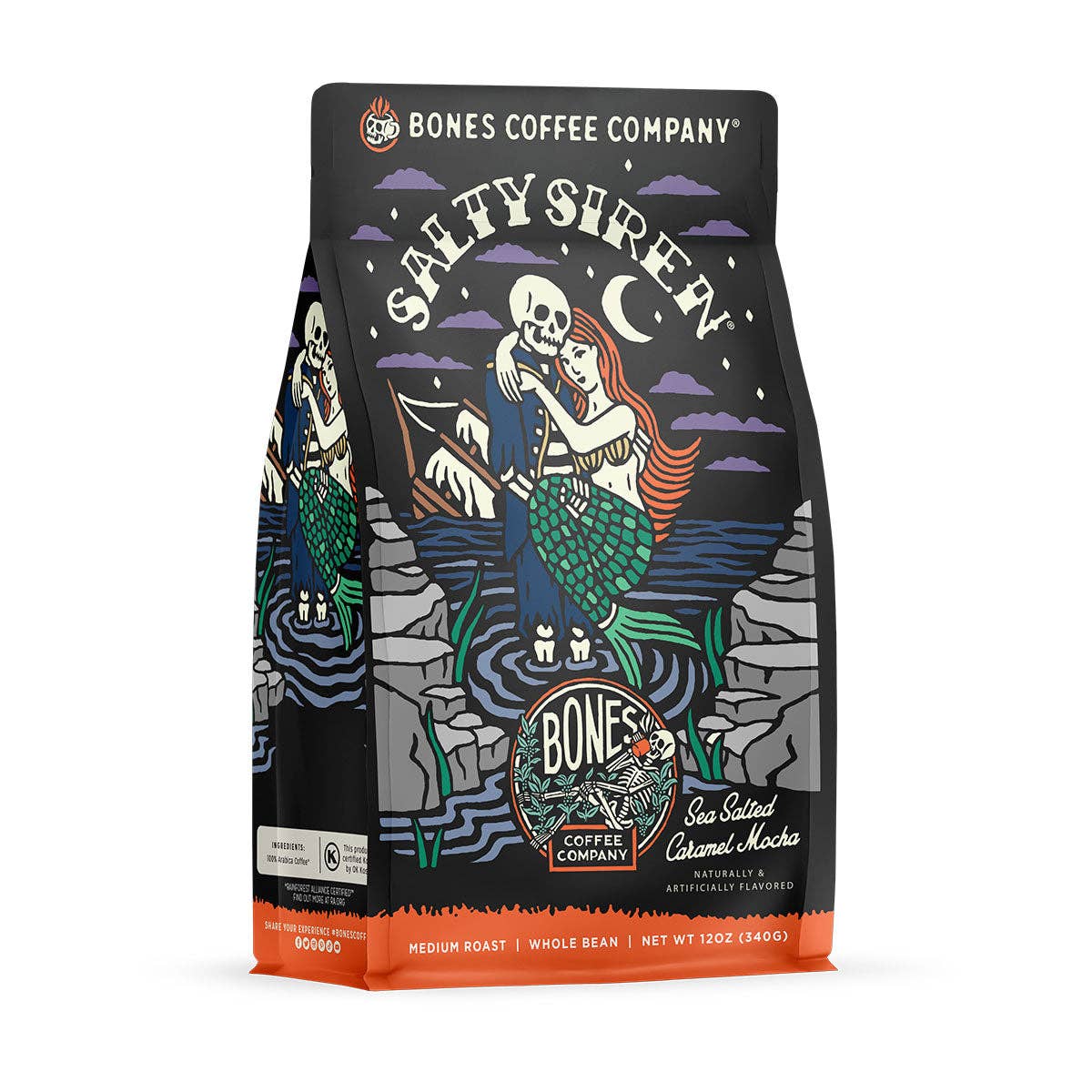 Salty Siren Flavored Coffee | 12oz | Whole Bean & Ground