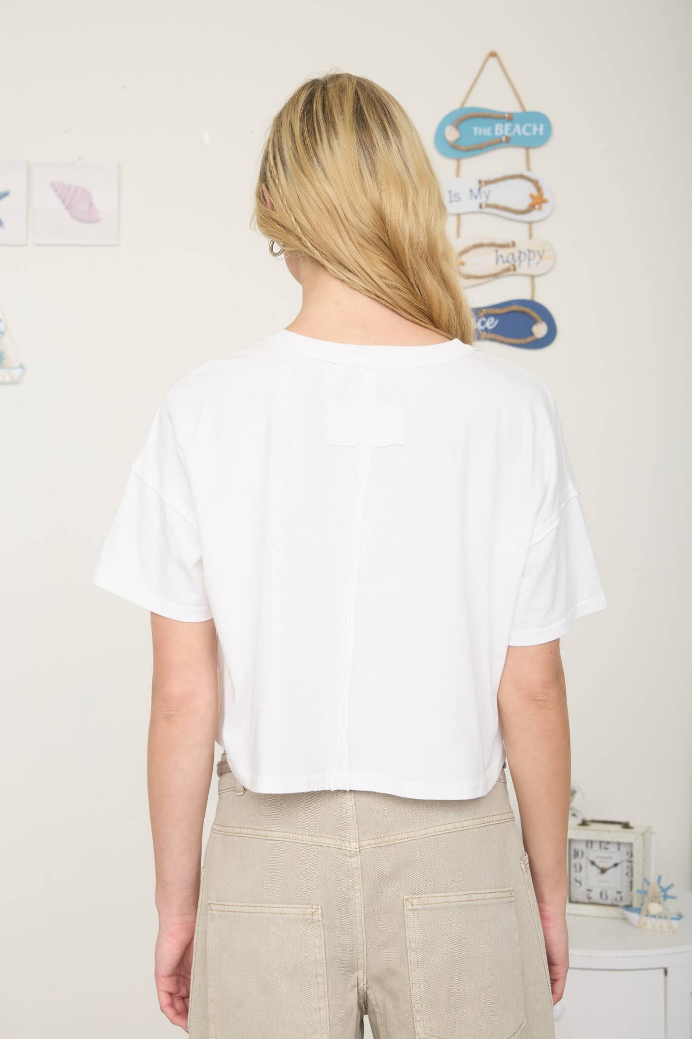 boxy henley top