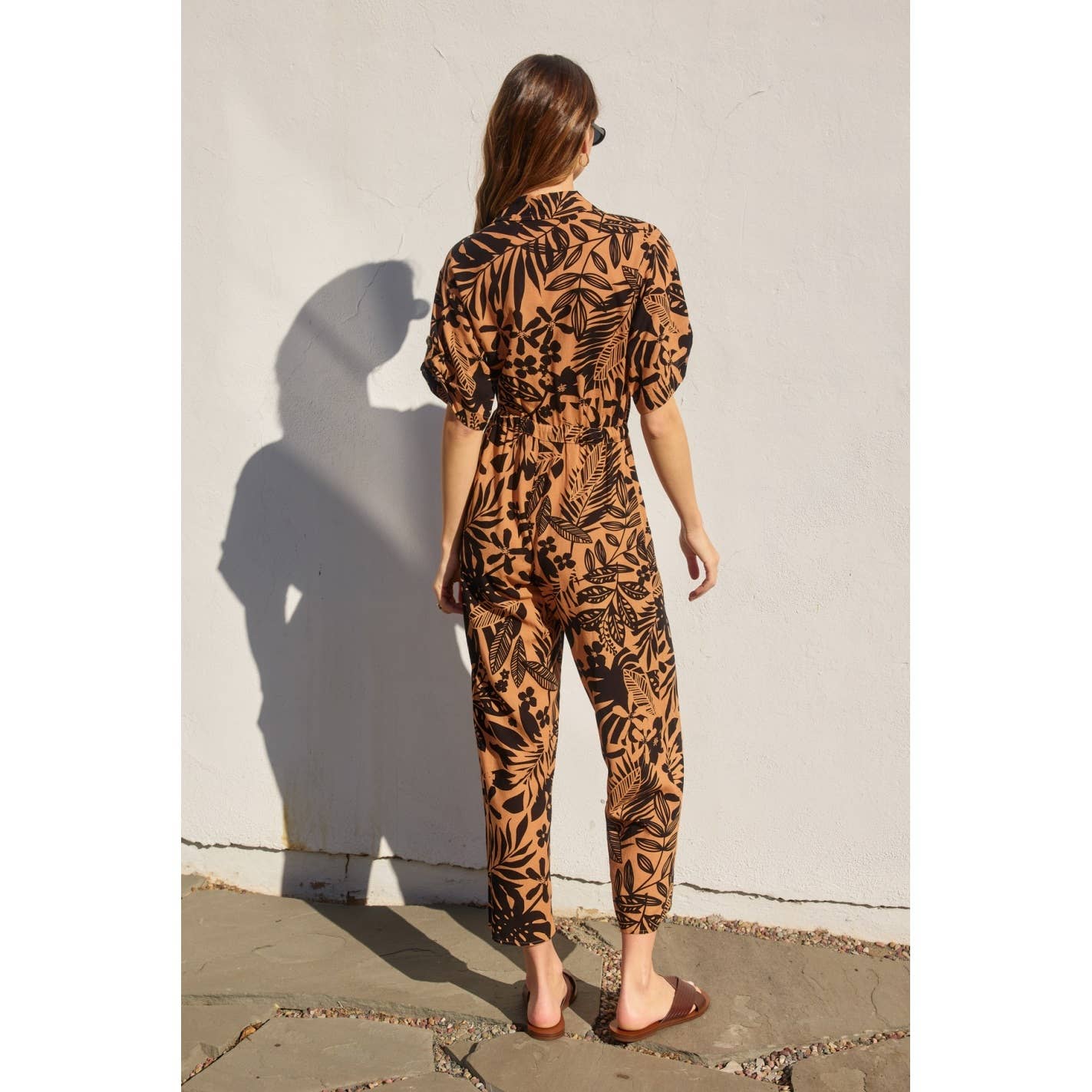 Sweet Summer Drawstring Detail Jumpsuit