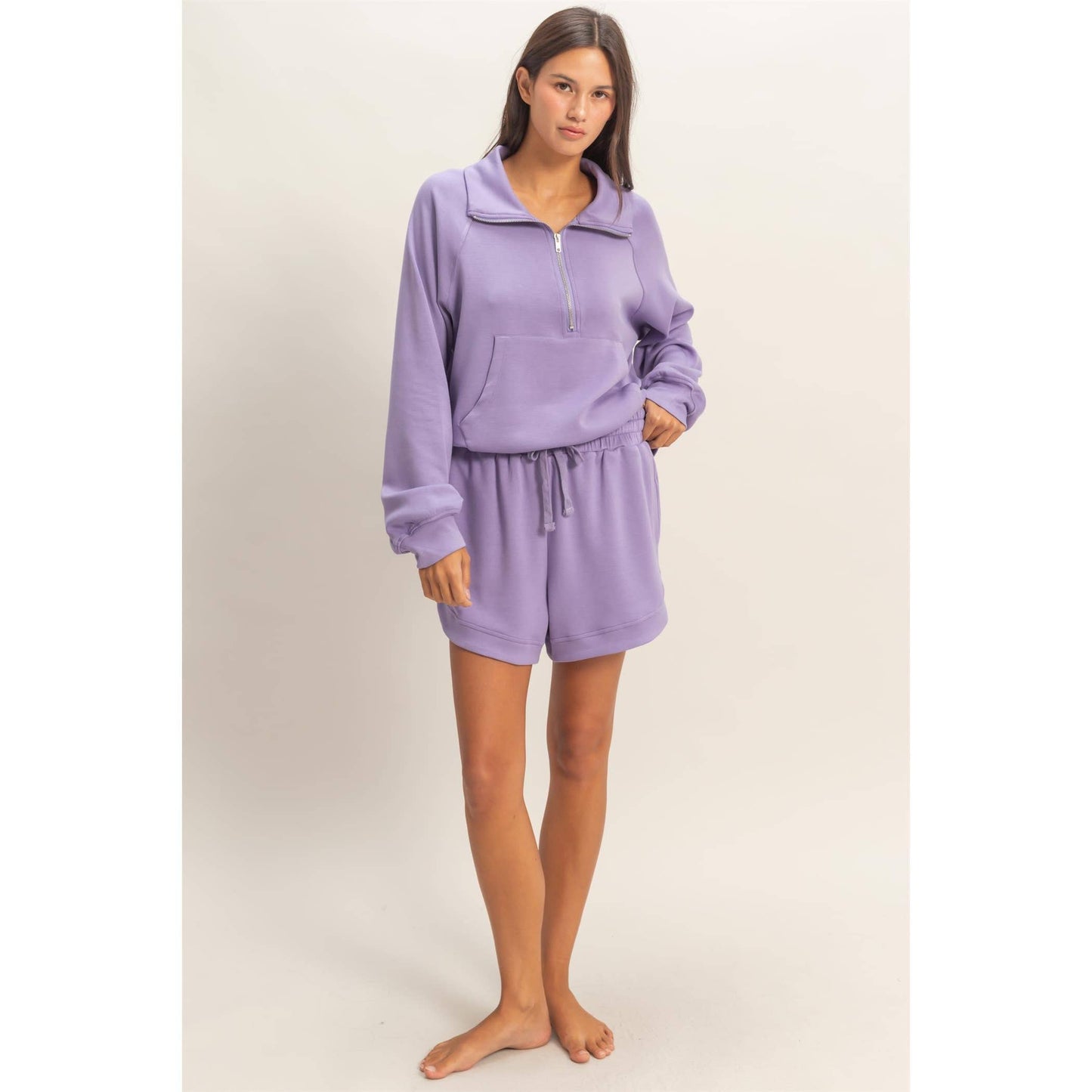Half-Zip Collar Pullover