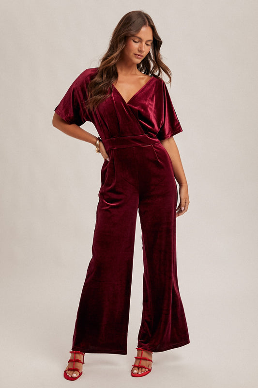Velvet jumpsuit