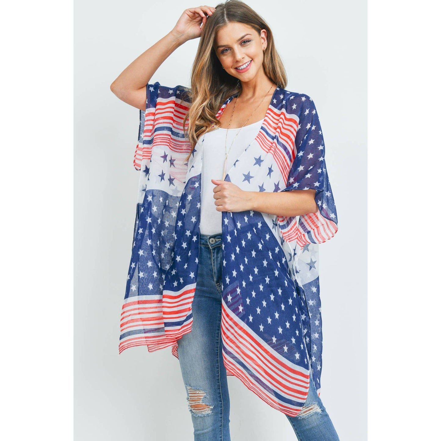 American flag kimono