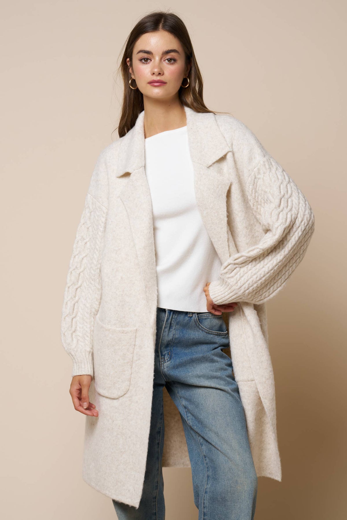 Cable Sleeve LonglineCoat