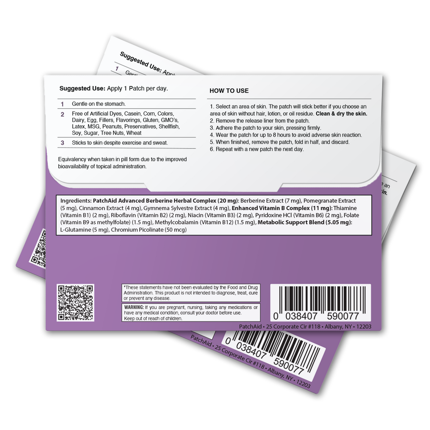 Berberine Patch – GLP-1 Support & Appetite Control