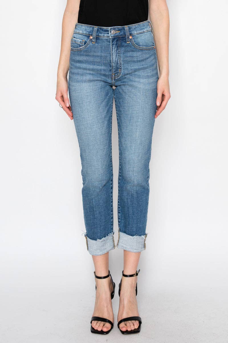 Straight leg jeans
