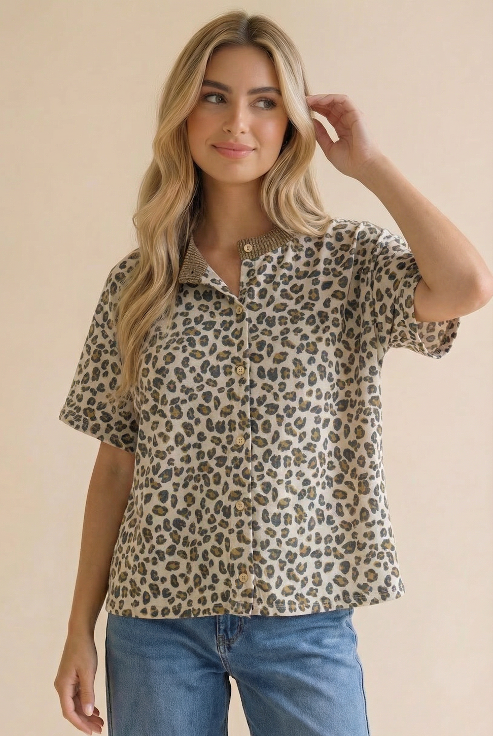 Leopard Print Cardigan
