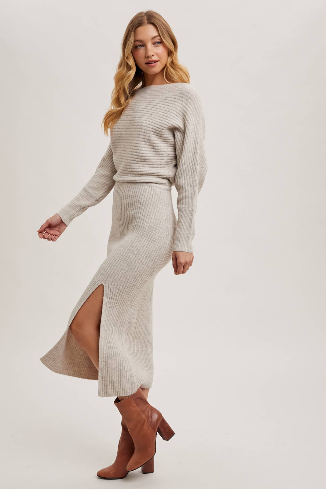 Midi sweater dress