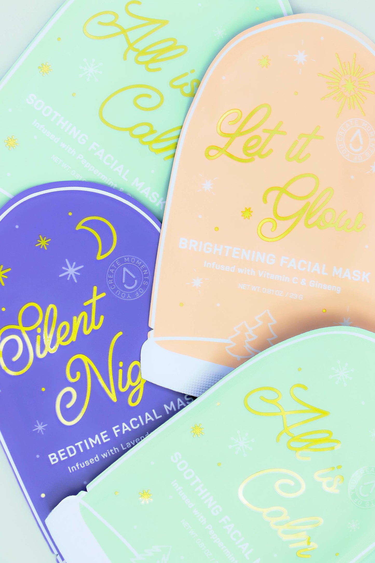 Holiday Winter Wonderland Facial Masks