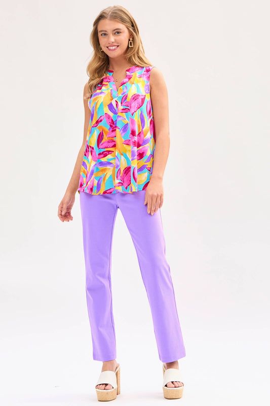 Colorful Sleeveless Tank Top