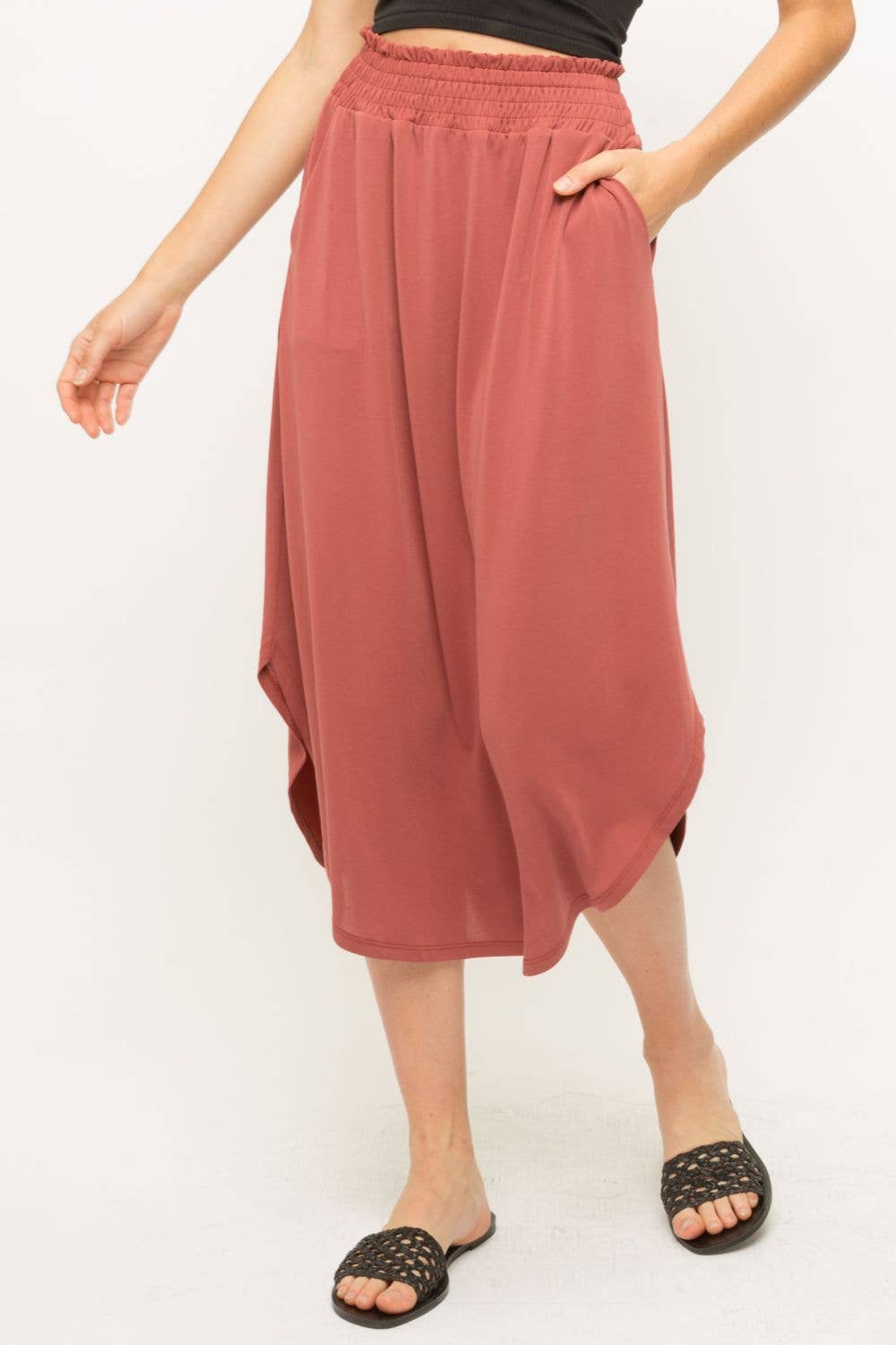 Smocked Skirt