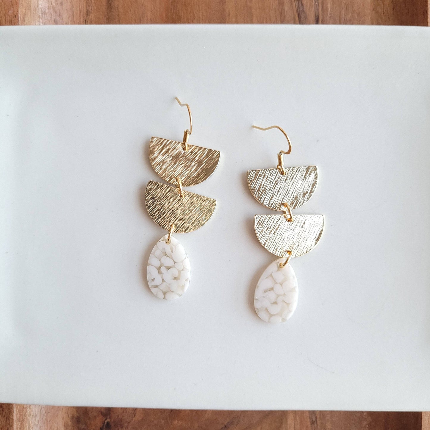 Aria Earrings - Pebble // Spring, Summer