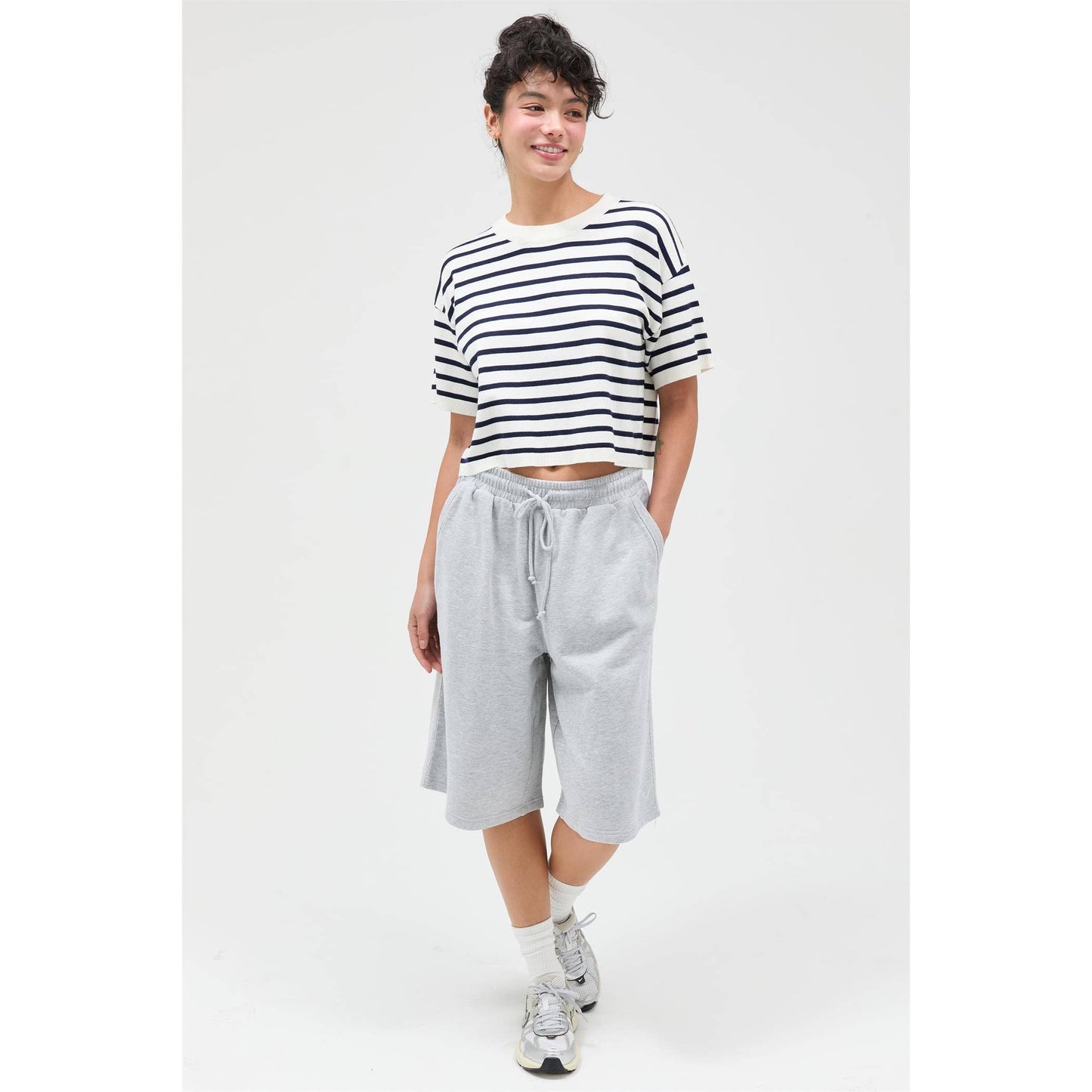 French Terry Bermuda Shorts
