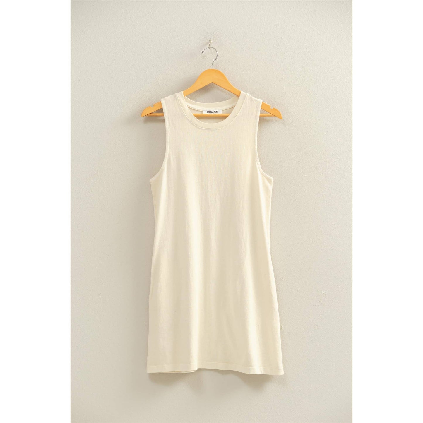 Pigment Dyed Sleeveless Mini Dres