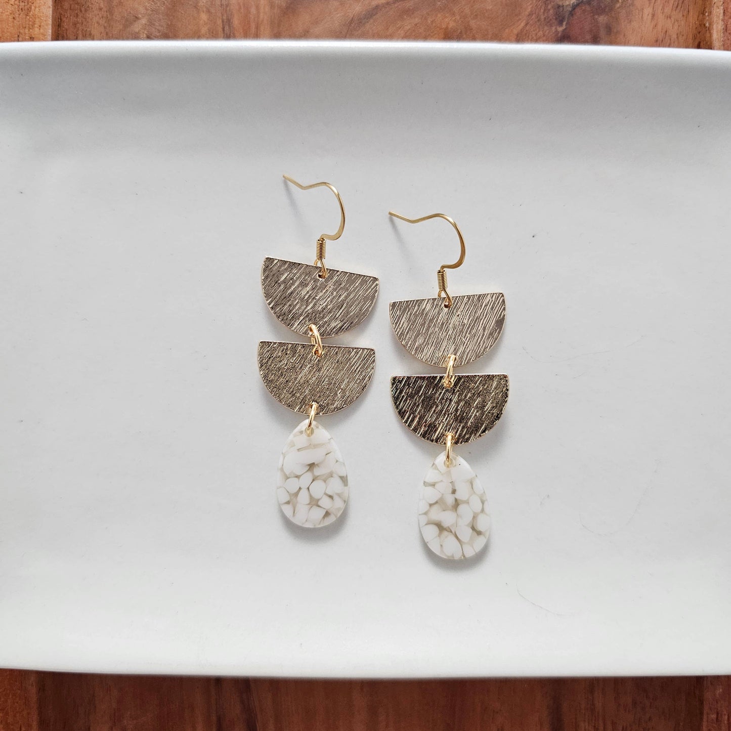 Aria Earrings - Pebble // Spring, Summer