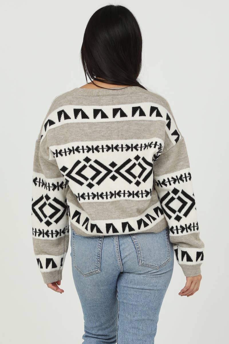 Geo Cardigan