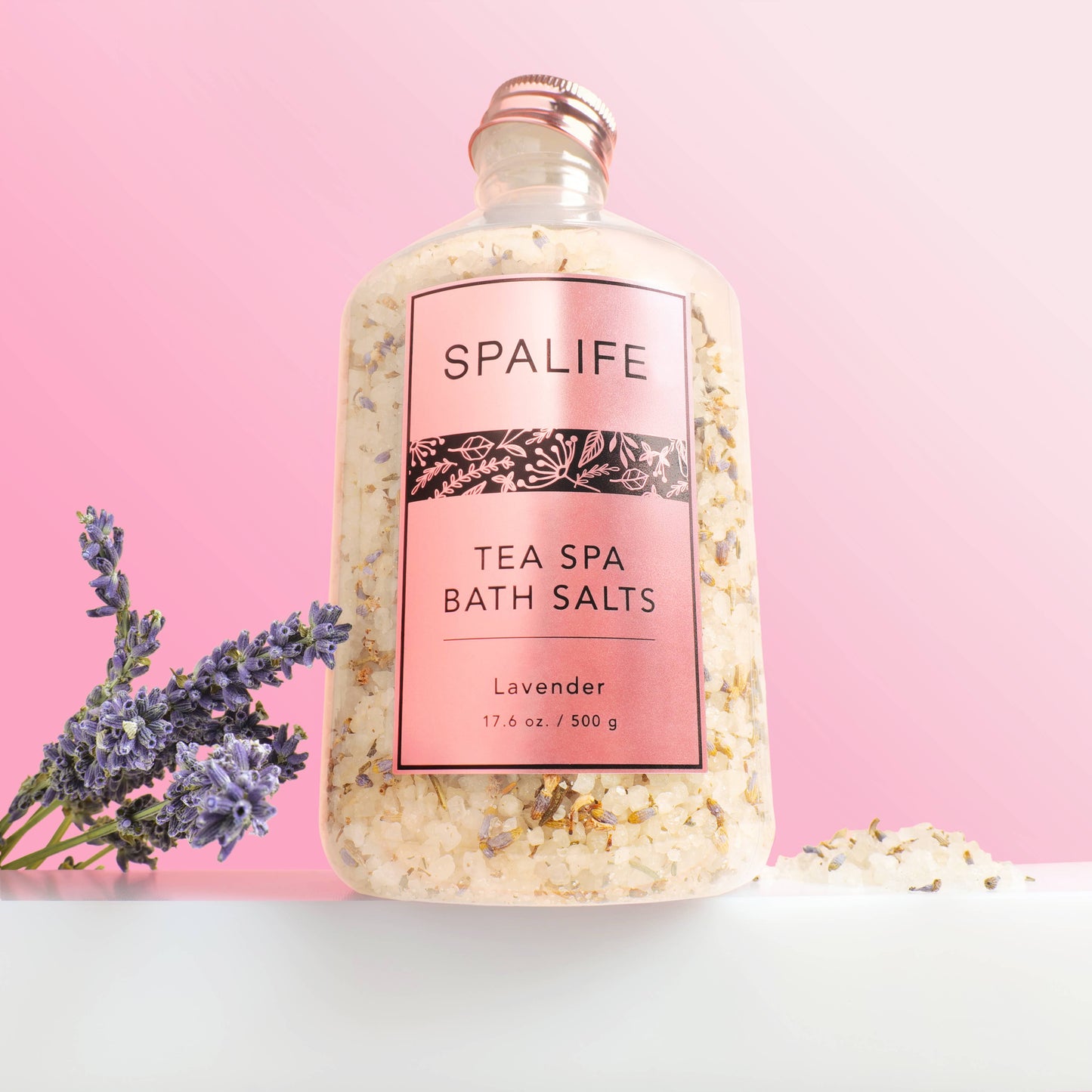 Effervescent Mineral Bath Salt l Lavender Scent