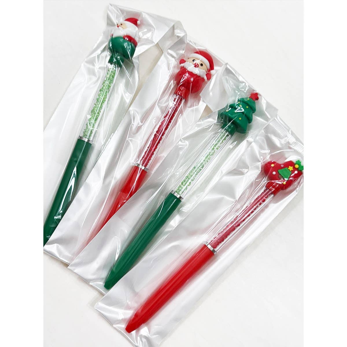 Christmas Theme Gem Ball Point Pen