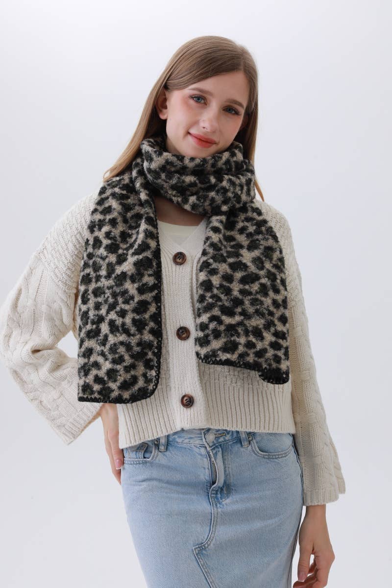 Classic Leopard Scarf