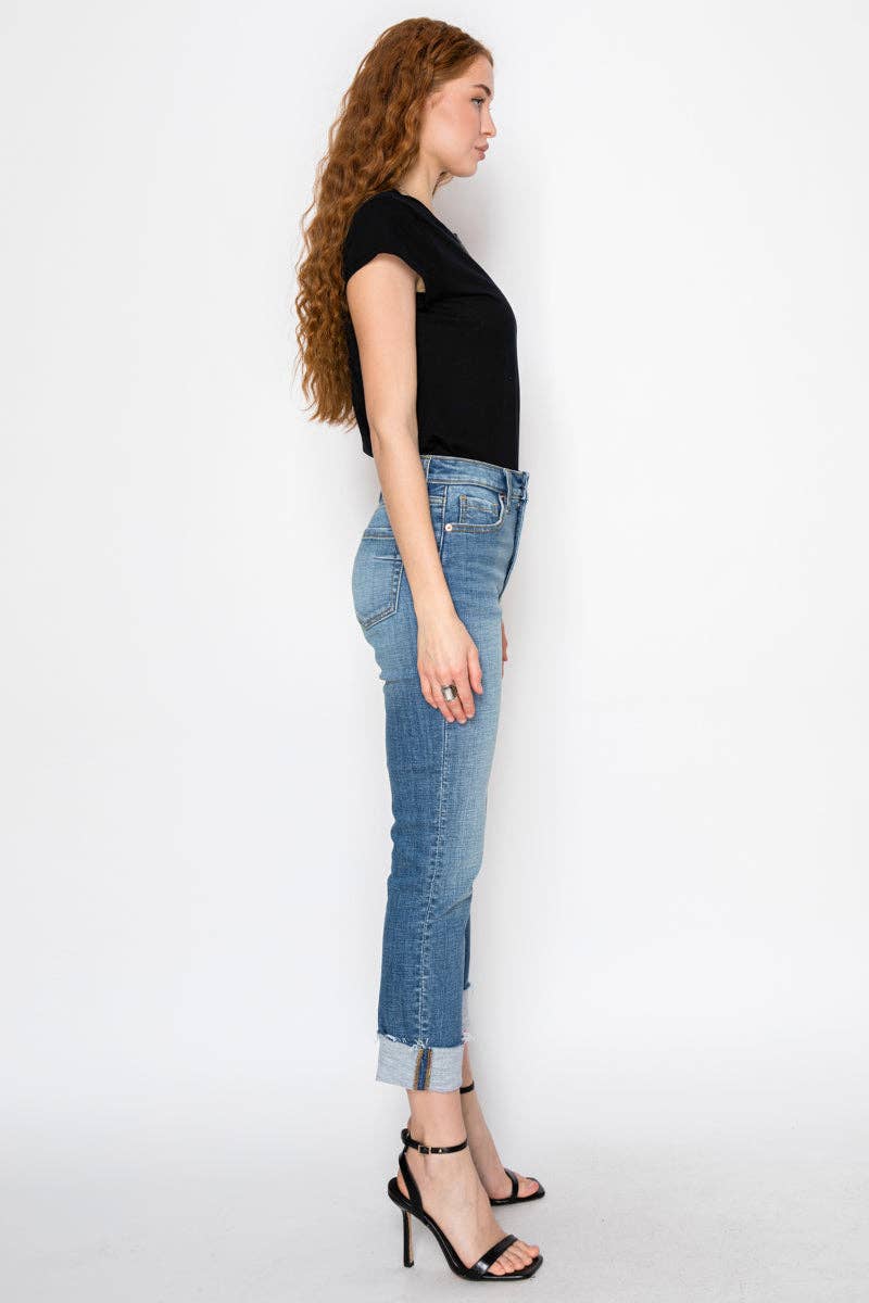 Straight leg jeans