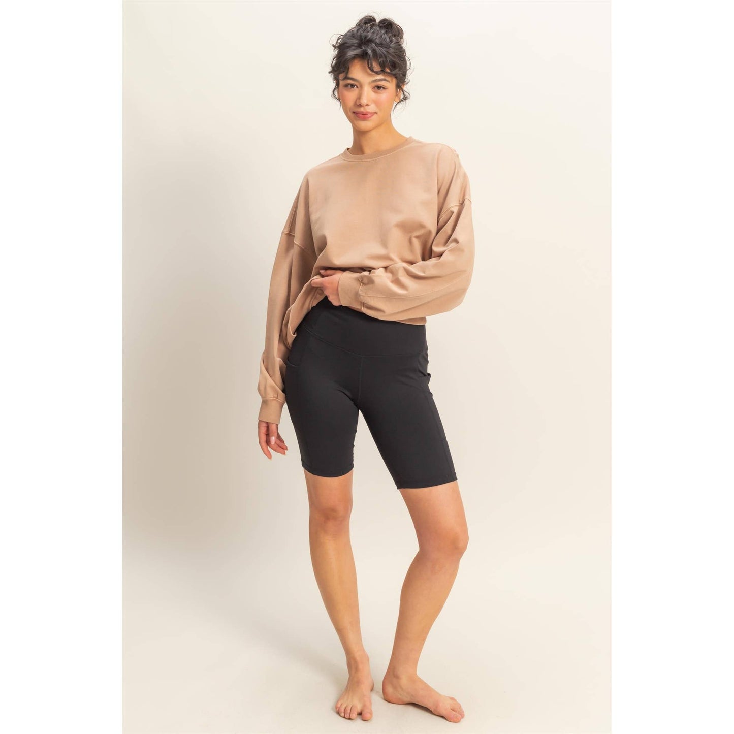 Warm Long Sleeve French Terry Sweatshirt