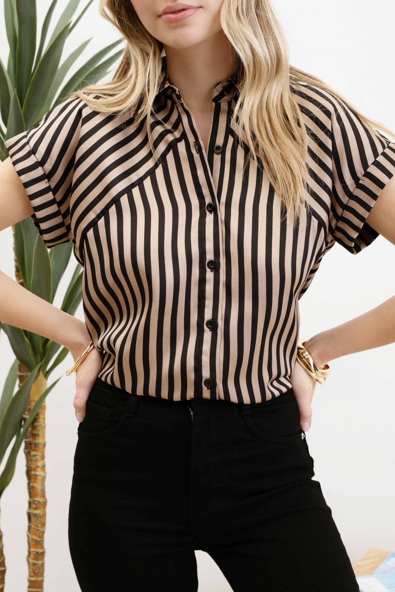 Dina Stripe top