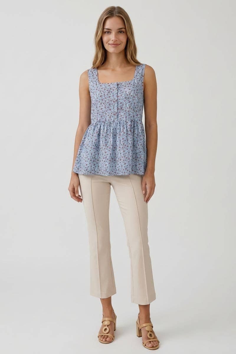 ditsy tunic tank