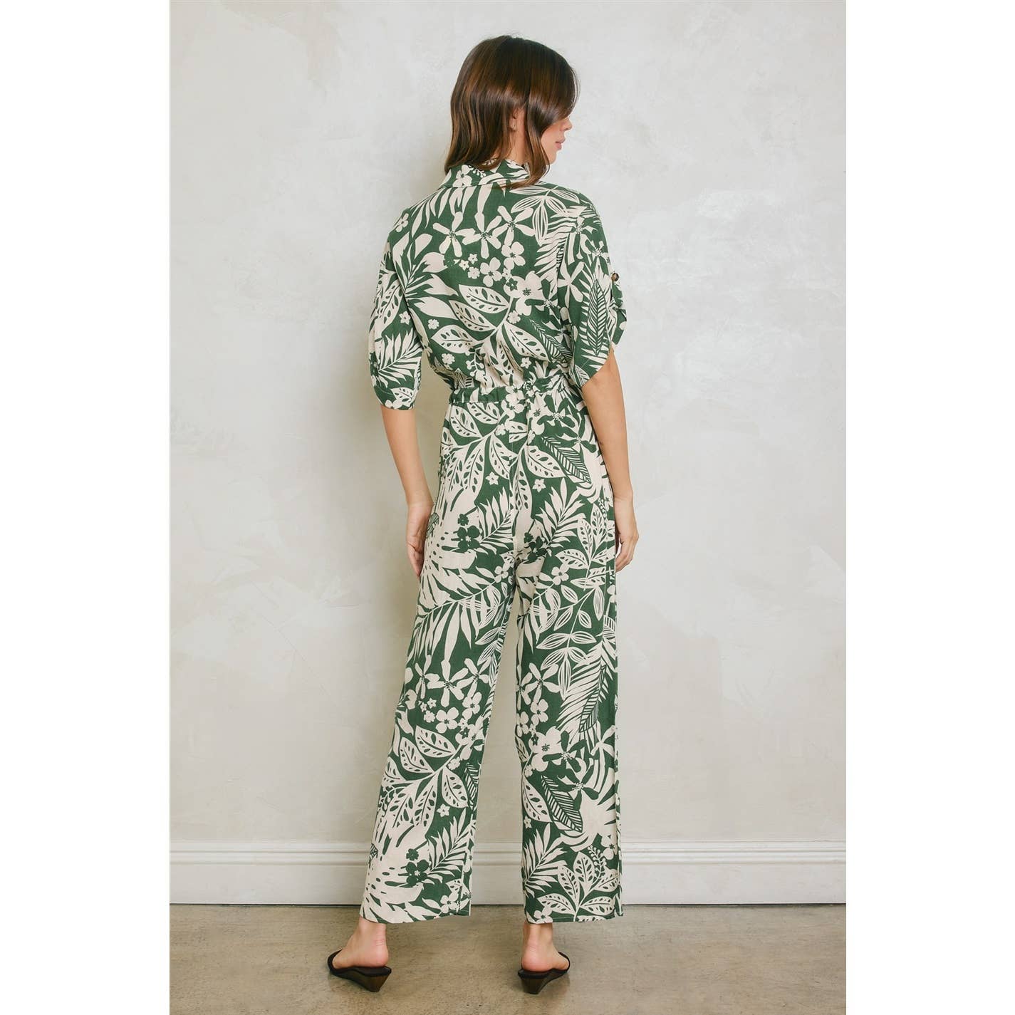 Sweet Summer Drawstring Detail Jumpsuit