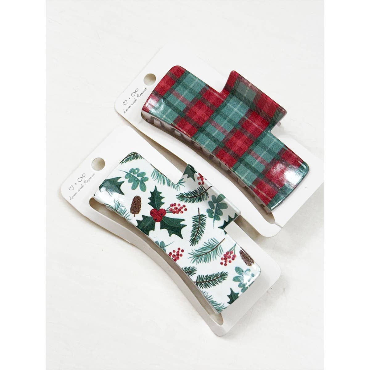 Christmas Vintage Hair Claw