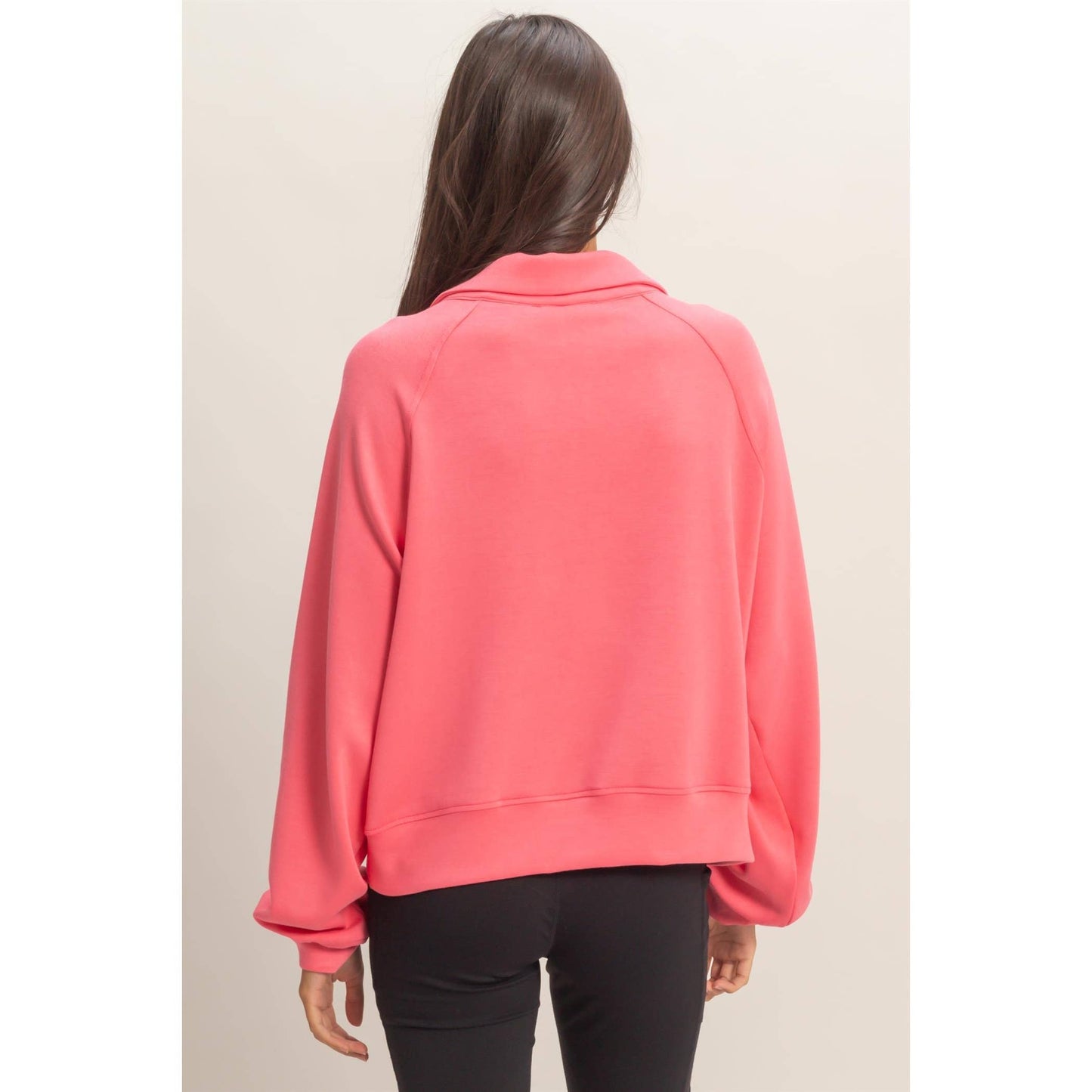 Half-Zip Collar Pullover
