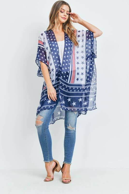 American Flag Kimono