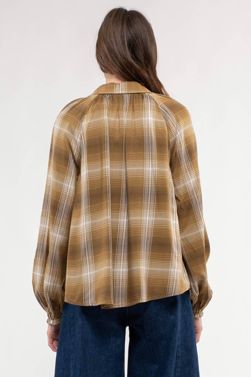 Plaid Blouse