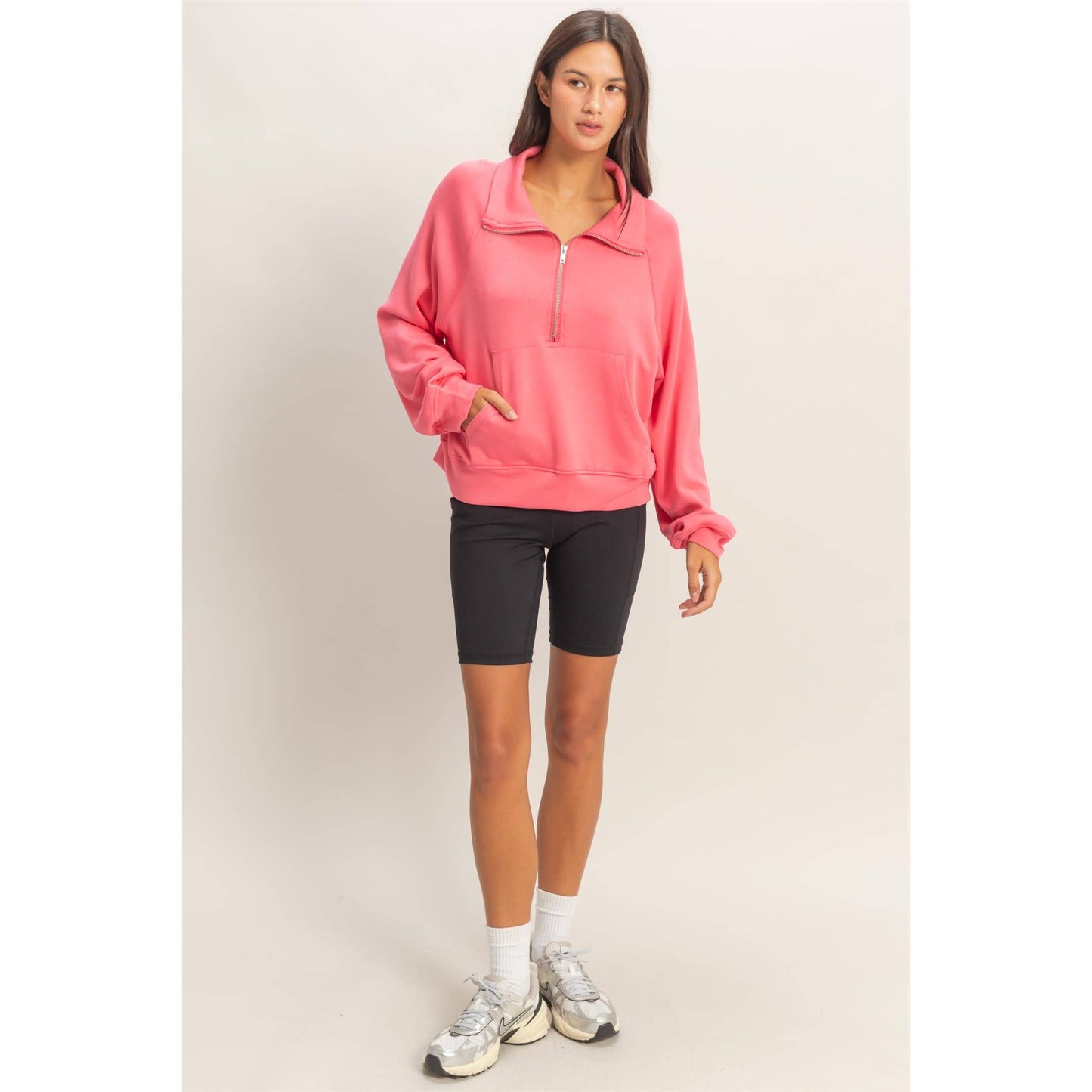 Half-Zip Collar Pullover
