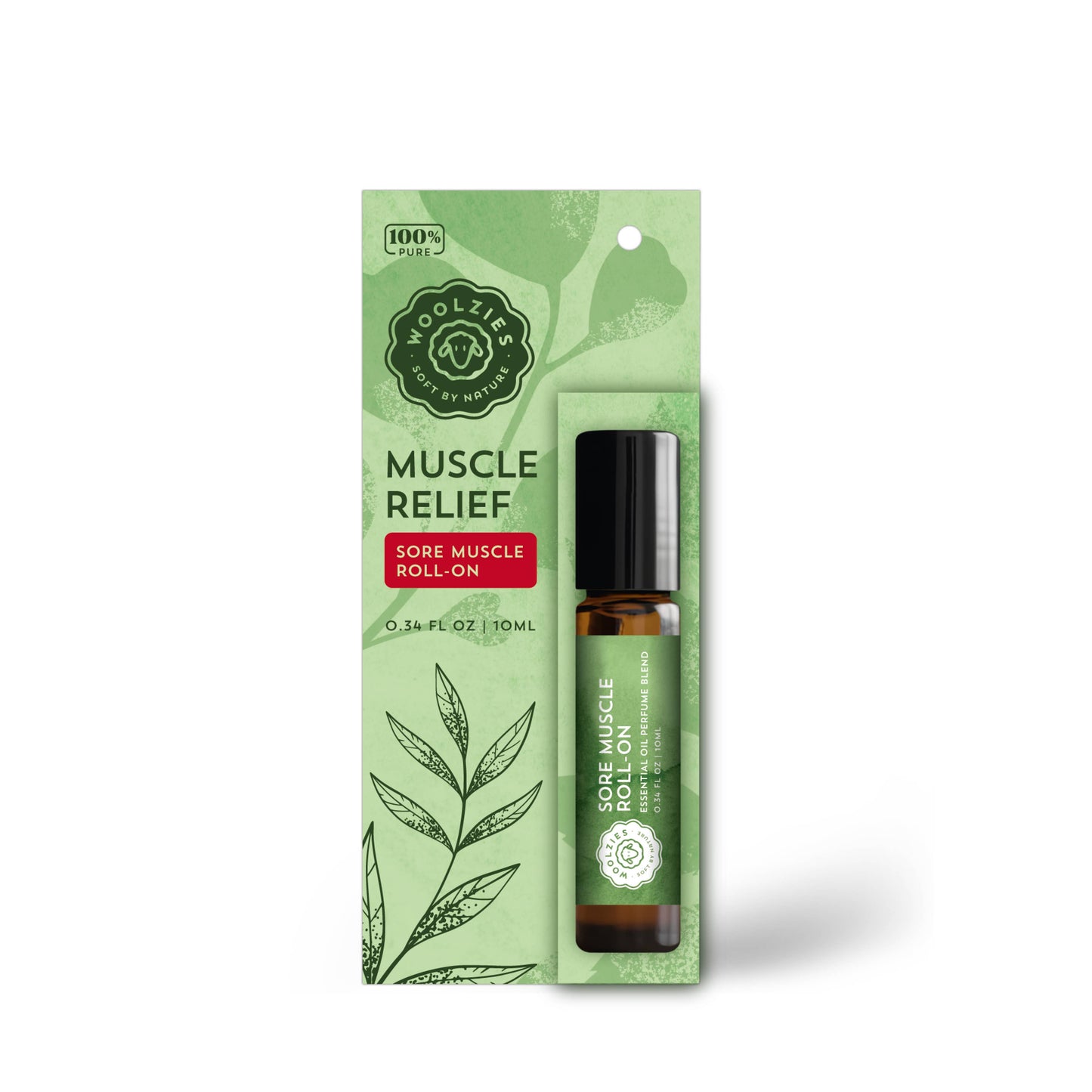 Muscle Roll-On – Cooling Comfort Blend for Sore Muscles – 10