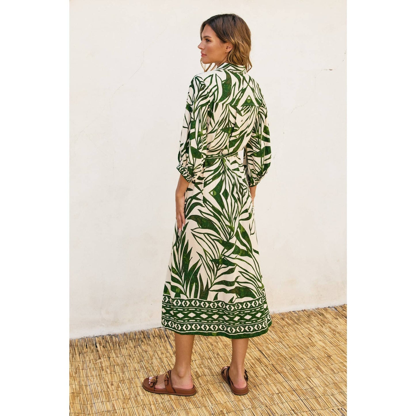 Take Me Away Longline Shirt Dress