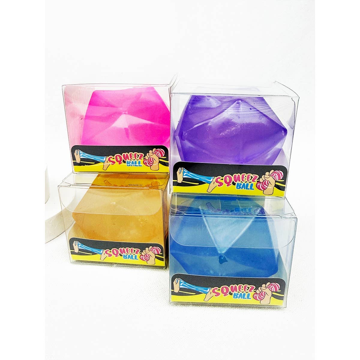 Viral Textured Diamond Cube Squishy Toy