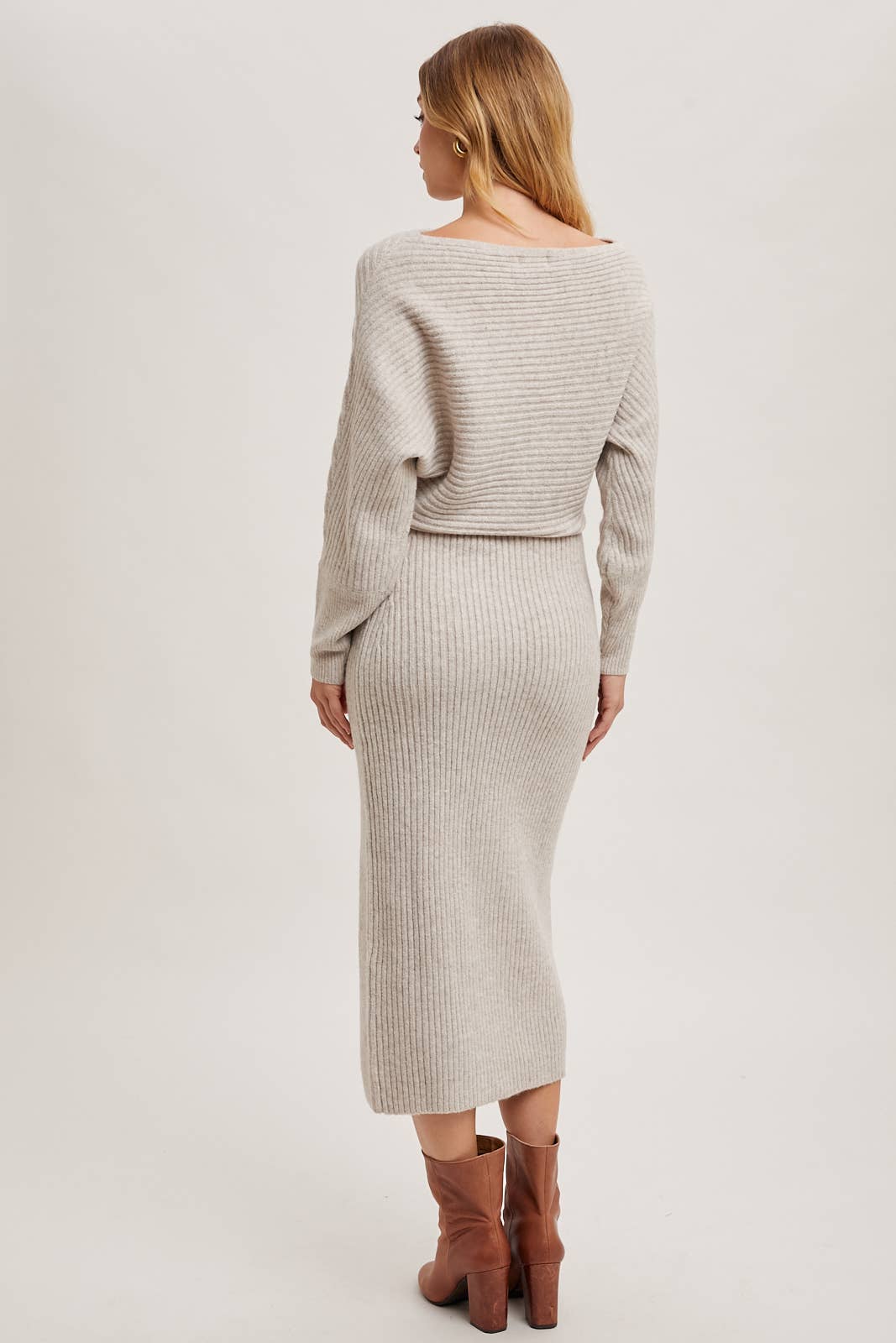 Midi sweater dress