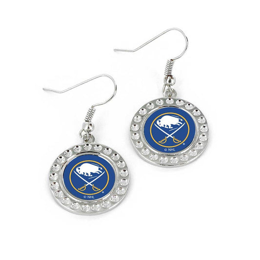 NHL Buffalo Sabres Dimple Earrings